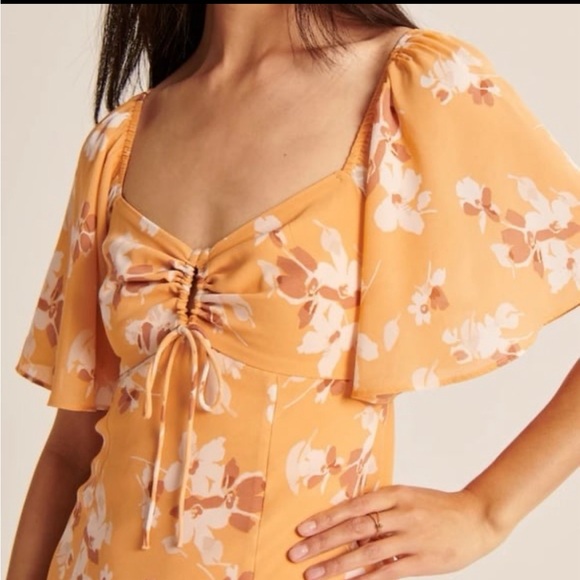 Abercrombie flutter sleeve dress, size M - Picture 4 of 8